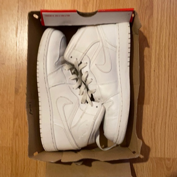 Nike Shoes - Triple White Air Jordan 1
